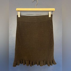 Anthropologie black skirt
